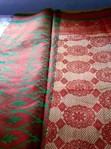 Absolutely New All Over Thread Work Assam Silk