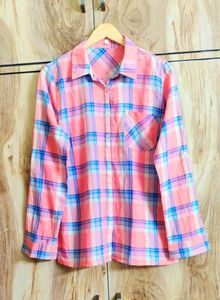 Coral Colour Shirt Size-40