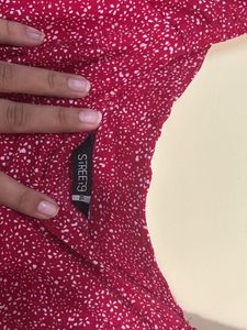 A Maroon Crop Top