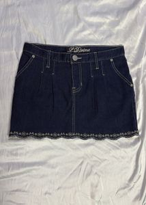 Denim Mini Skirt
