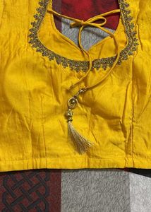 Elegant Yellow and green lehenga set