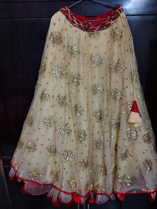 NEW!Red-Cream stunning lenhga