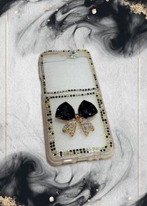 Rhinestone Bow Samsung ZFlip5 Phone Case