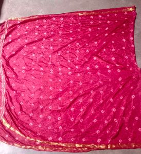 Red Bandhani Dupatta