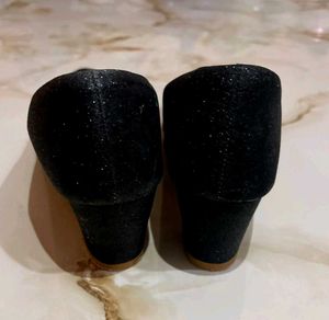 Sparkly Black Heels