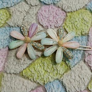 Korean Hair Clips Flower Style Multi Colour