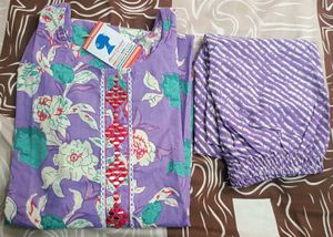 Cotton Kurta Set