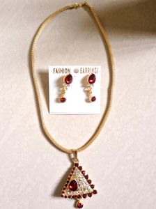 Necklace With Earrings