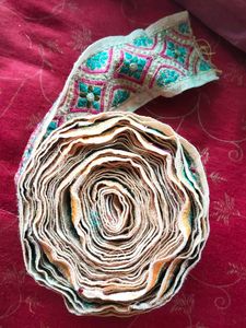 Embroidered Fabric Trim