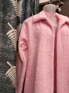 Pink Soft Cardigan Coat