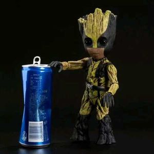 Baby Groot Cos Wolverine Action Figure Claws