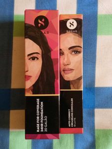 Sugar Cosmetics Foundation & Concealer