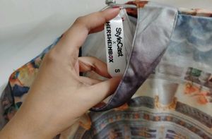 Renaissance Print Mini Dress