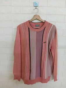 Crocodile Peach Knit Sweater