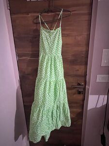 Marks &amp; spencer cotton Green Beach dress