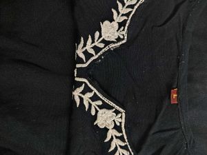 Elegant Embroidered  black Kurta