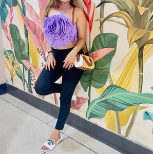 Lavender Crop Top 💜