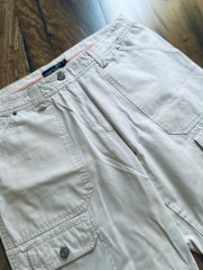 White Cargo Pant
