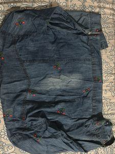 Embroidered Denim Jacket