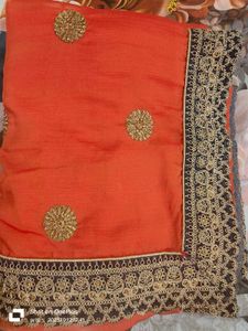 Orange Saree