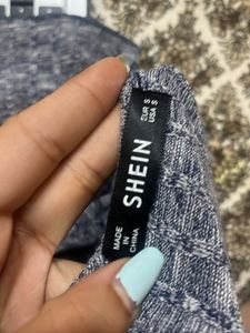 Shein Blue Shirt