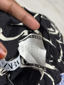 Abstract Face Print Top