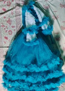 Cute Blue Party Dress