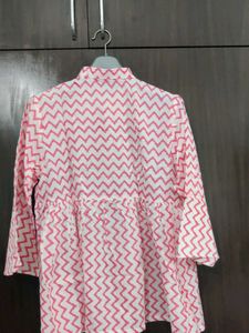 Short Pink Colour Kurti