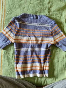 Striped Knit Top