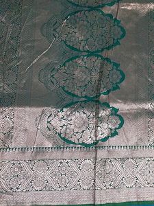 Green Katpather Saree