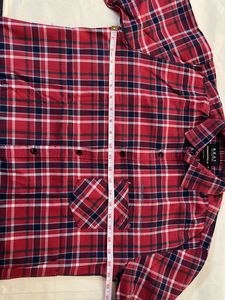 Red Blue Checked Mens Shirt