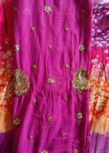Silk Suit Piece, Dupatta And Salwar.