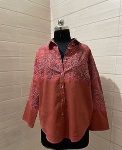 Imported oversized Pintresty shirt