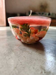 Shell &amp; Pearl Candle