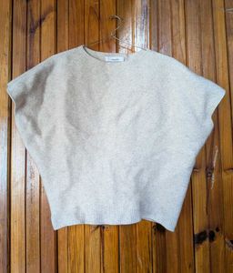 Beige Knit Sweater Top