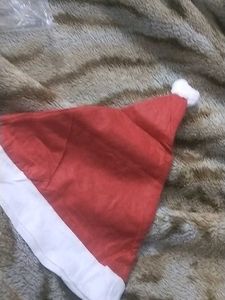 Red &amp; White christmas cap
