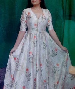 Floral😍Print Anarkali with Dupatta