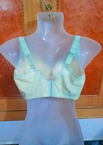 Mint Green Light Padded Lace Bra 34C And 36C