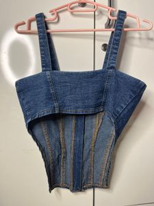 Denim Corset