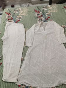 Cotton Lucknowwy Chiken Kadhai Suit