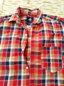 New Unused Xl  Plaid Shirtfor Men