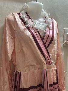 Flared Silk Dress
