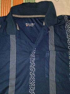 Striped Navy Blue Shirt