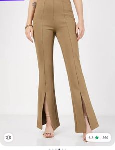Brown Flared Pants