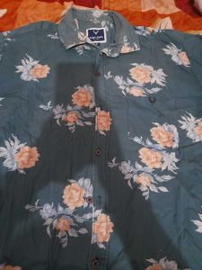 Allen Solly Floral Print Shirt - XL