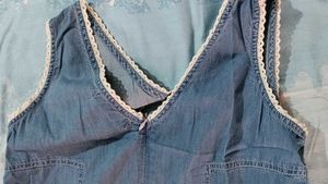 Denim Dress One Piece