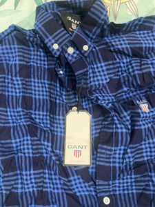 GANT Blue Checkered Shirt
