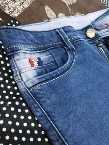 Mens Casual Slim Fit, Navy Blue Jeans