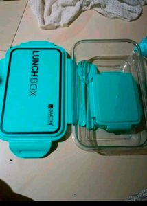 Transparent Plastic Tiffin Box Brand New