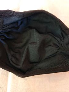 Black Face Mask For Women, New, Not Used